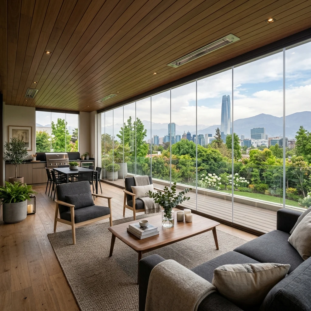 Cierre Plegable para Departamentos: Cómo Aprovechar tu Terraza Durante Todo el Año