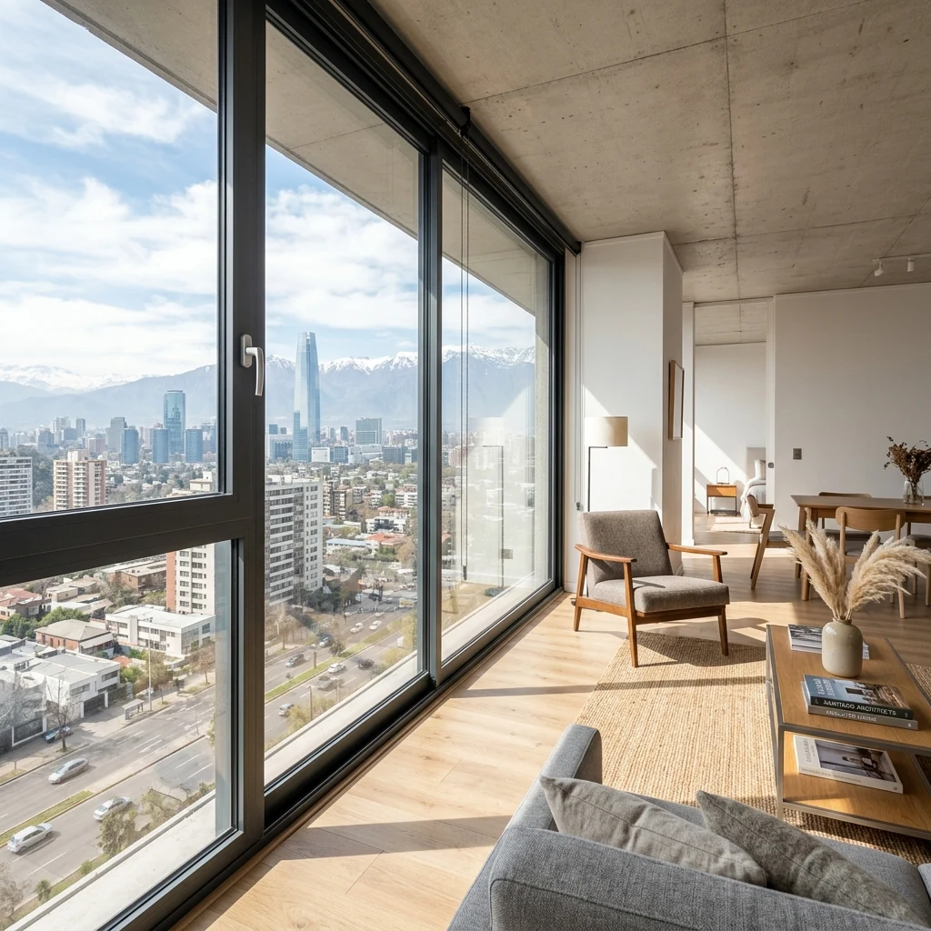 Ventana termopanel de aluminio Santiago: confort, diseño y eficiencia